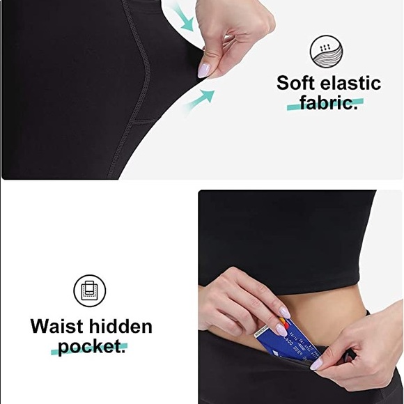 Capri Leggings with Pockets for Phone - Picture 8 of 9